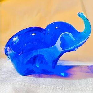 Vintage Murano Glass Elephant